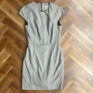 H&M Black and White Checkered Mini Dress